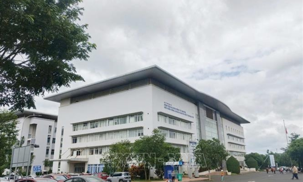 Bệnh viện Đa khoa vùng Tây Nguyên - nơi xảy ra vụ việc. Ảnh: TTXVN.