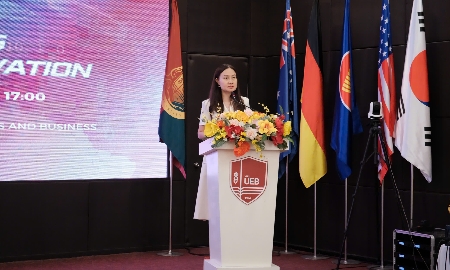PGS.TS Nguyễn Anh Thu, Phó Hiệu trưởng Trường Đại học Kinh tế – Đại học Quốc gia Hà Nội.