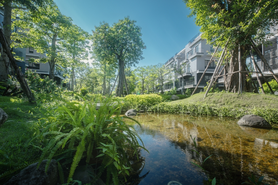 Một góc đại đô thị Eco Central Park - nơi đặt trường liên cấp FPT Vinh.