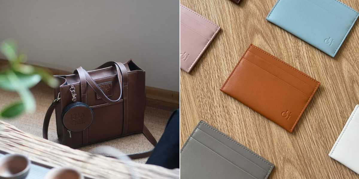 Các sản phẩm túi và ví da của Oui The Brand được các bạn trẻ yêu thích.
