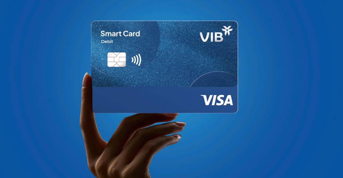 Thẻ thanh toán Smart Card VIB có mức hoàn tiền tối đa là 10,8 triệu đồng/năm/khách.