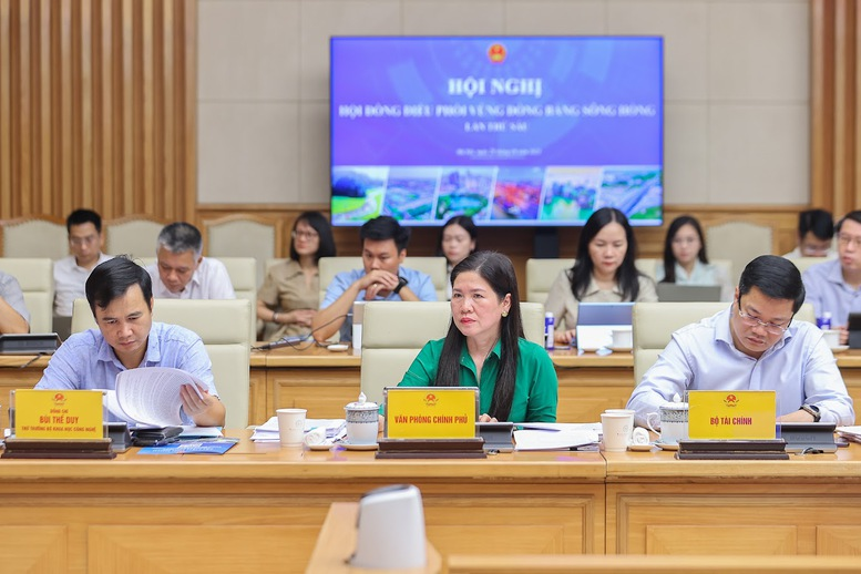 Hội nghị Hội đồng điều phối vùng Đồng bằng sông Hồng lần thứ 6- Ảnh: VGP