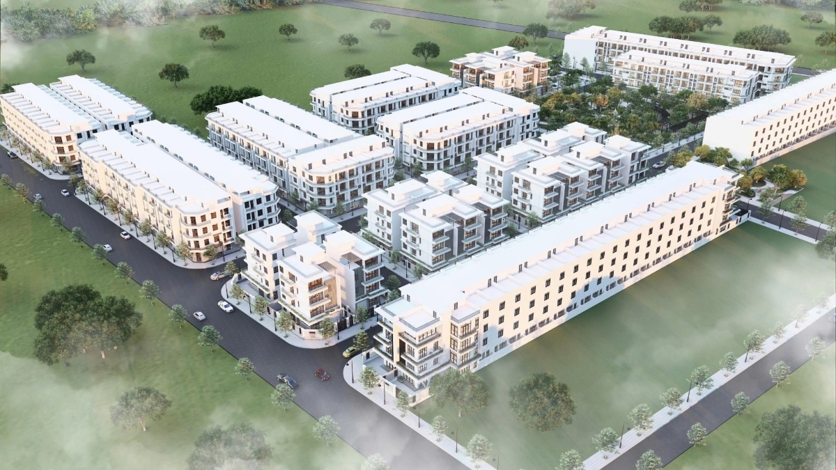 Phối cảnh dự án Hồng An Happy House.