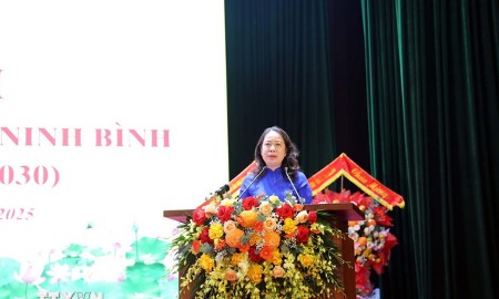 Phó Chủ tịch nước dự Đại hội Thi đua yêu nước tỉnh Ninh Bình lần thứ I