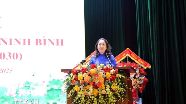 Phó Chủ tịch nước dự Đại hội Thi đua yêu nước tỉnh Ninh Bình lần thứ I