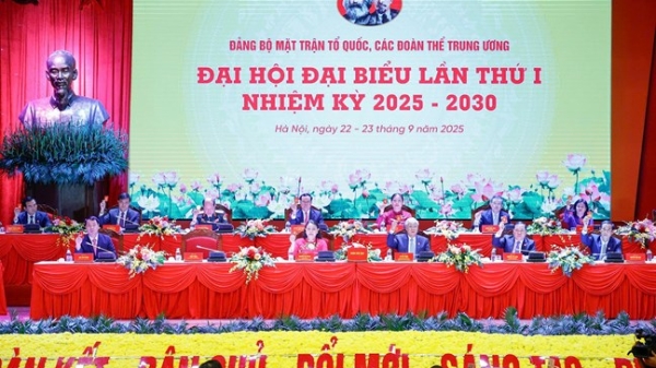Khai mạc Đại hội đại biểu Đảng bộ Mặt trận Tổ quốc, các đoàn thể Trung ương