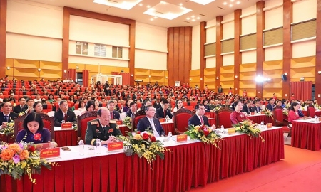 346 đại biểu đại diện cho hơn 5.000 đảng viên tham dự Đại hội đại biểu Đảng bộ Mặt trận Tổ quốc.