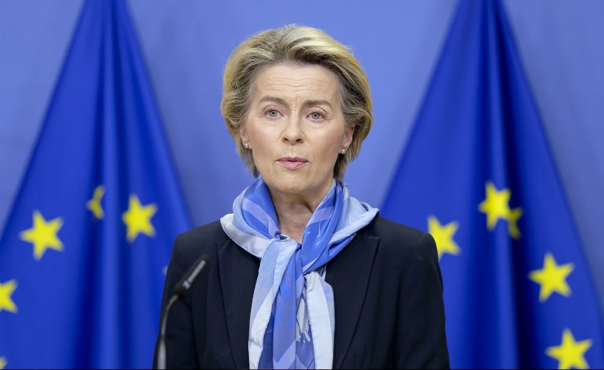 Chủ tịch EC Ursula von der Leyen - Ảnh: Bloomberg.