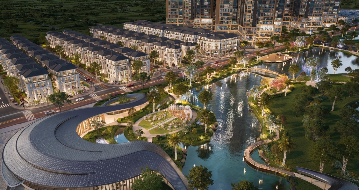 Khu tiện ích trung tâm - nơi cư dân Alluvia City nuôi dưỡng phong cách sống khoáng đạt mỗi ngày.