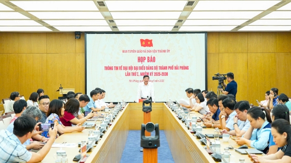 Hải Phòng hoàn tất công tác chuẩn bị cho Đại hội đại biểu Đảng bộ thành phố