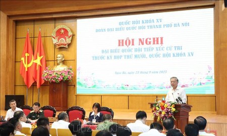 Tổng Bí thư Tô Lâm tiếp xúc cử tri thành phố Hà Nội trước kỳ họp thứ 10, Quốc hội khóa XV