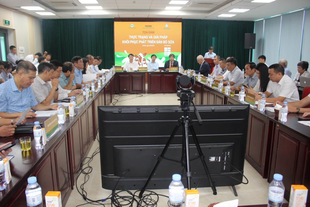 Quang cảnh toạ đàm. Ảnh Chu Khôi