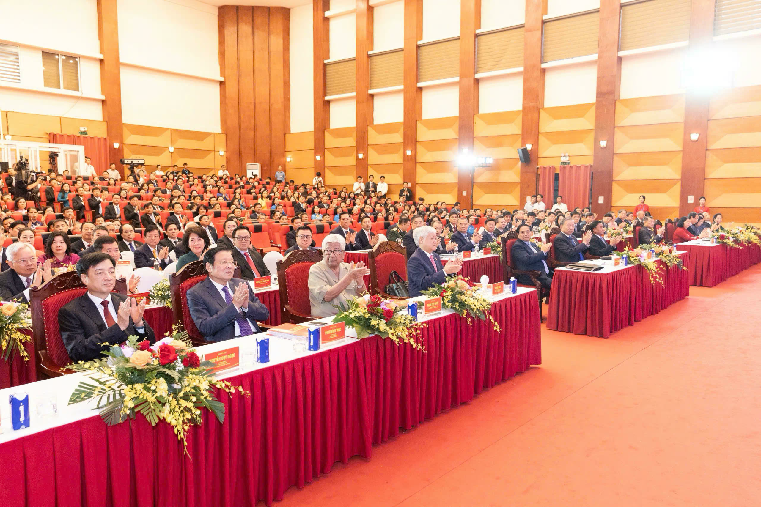 Các đại biểu dự Đại hội đại biểu Đảng bộ Mặt trận Tổ quốc, các đoàn thể Trung ương lần thứ I, nhiệm kỳ 2025-2030.