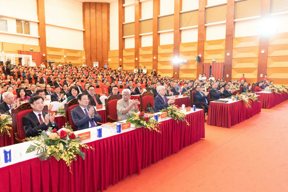 Các đại biểu dự Đại hội đại biểu Đảng bộ Mặt trận Tổ quốc, các đoàn thể Trung ương lần thứ I, nhiệm kỳ 2025-2030.