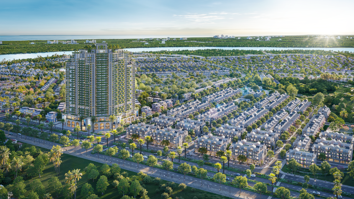 The Campus 2 tiếp giáp đại lộ Nguyễn Sỹ Sách kéo dài có chỉ giới đường đỏ rộng 70m.