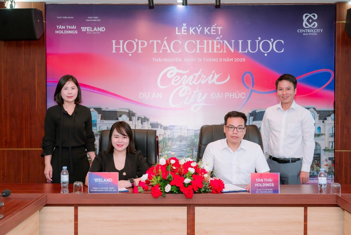 Cú bắt tay giữa Tân Thái Holdings và WeLand được kỳ vọng tạo thêm động lực cho quá trình chuyển dịch thị trường bất động sản Thái Nguyên.