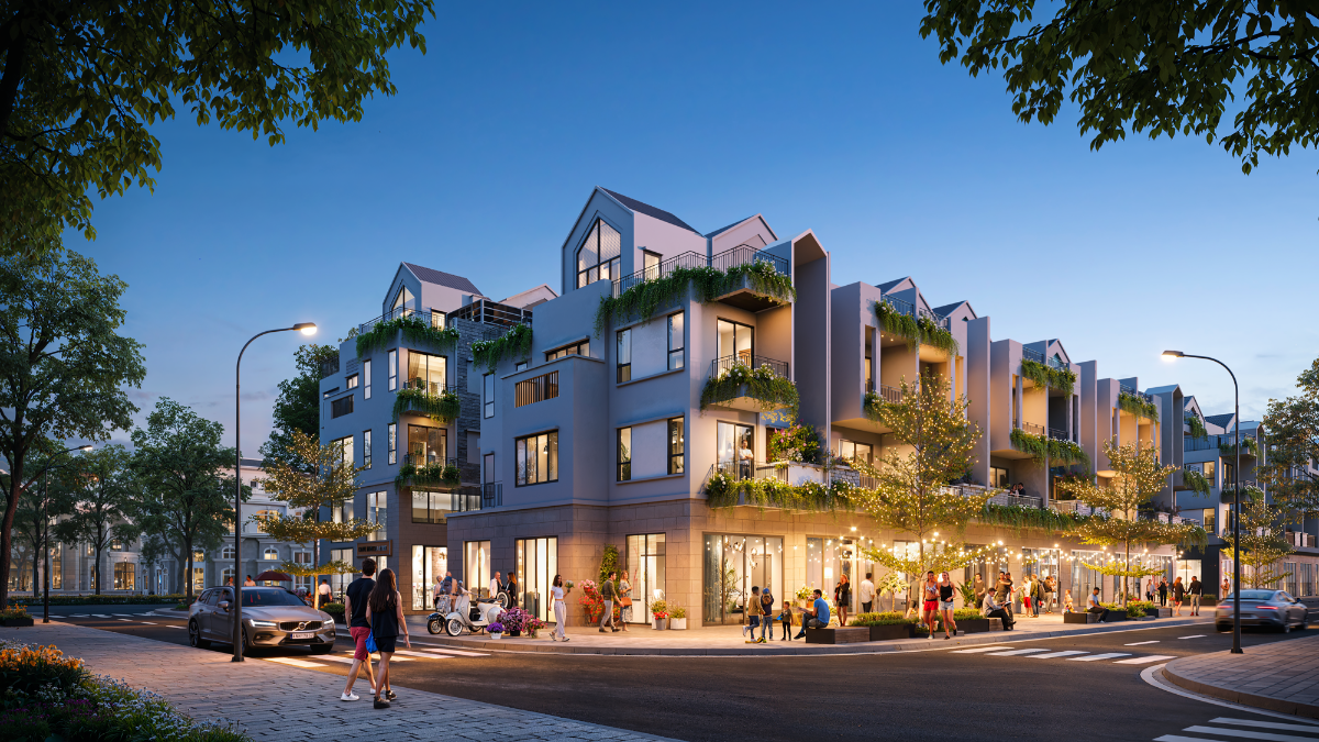 Thiết kế tối ưu của nhà phố The Campus 2 giúp thu hút đa dạng các thương hiệu, ngành hàng.