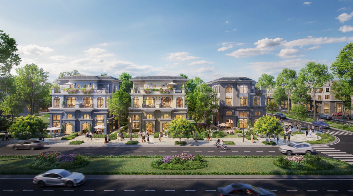 The Campus 2 được bao quanh bởi cảnh quan xanh hứa hẹn là tâm điểm mua sắm, vui chơi giải trí của đông đảo cư dân và du khách.