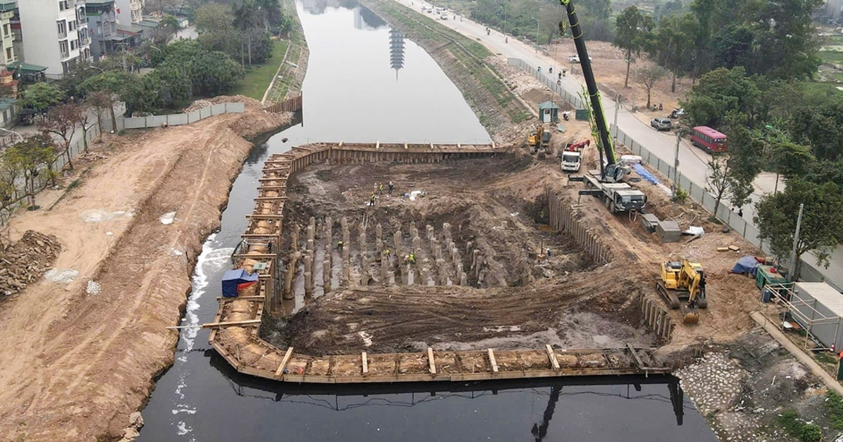 Hà Nội sử dụng 738.000m2 đất để tái thiết công viên hai bên bờ sông Tô Lịch