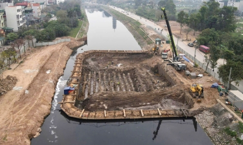 Hà Nội sử dụng 738.000m2 đất để tái thiết công viên hai bên bờ sông Tô Lịch