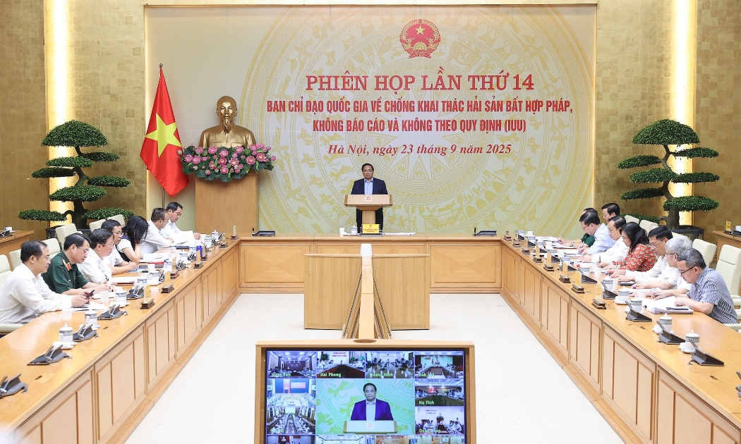 Thủ tướng Phạm Minh Chính chủ trì Phiên họp tại trụ sở Chính phủ. Ảnh VPG.