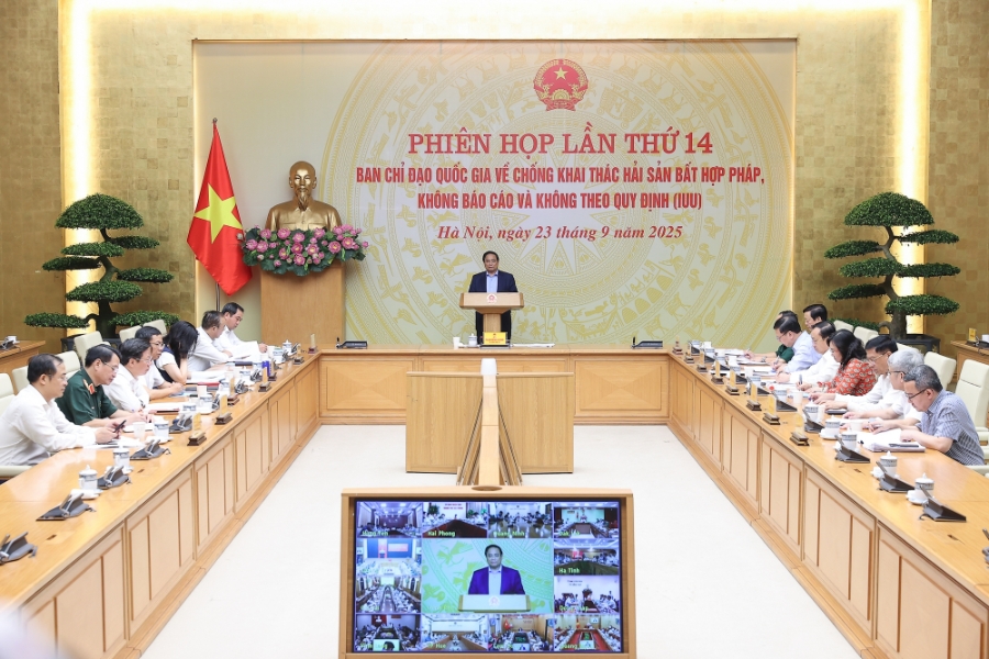 Thủ tướng Phạm Minh Chính chủ trì Phiên họp tại trụ sở Chính phủ. Ảnh VPG.