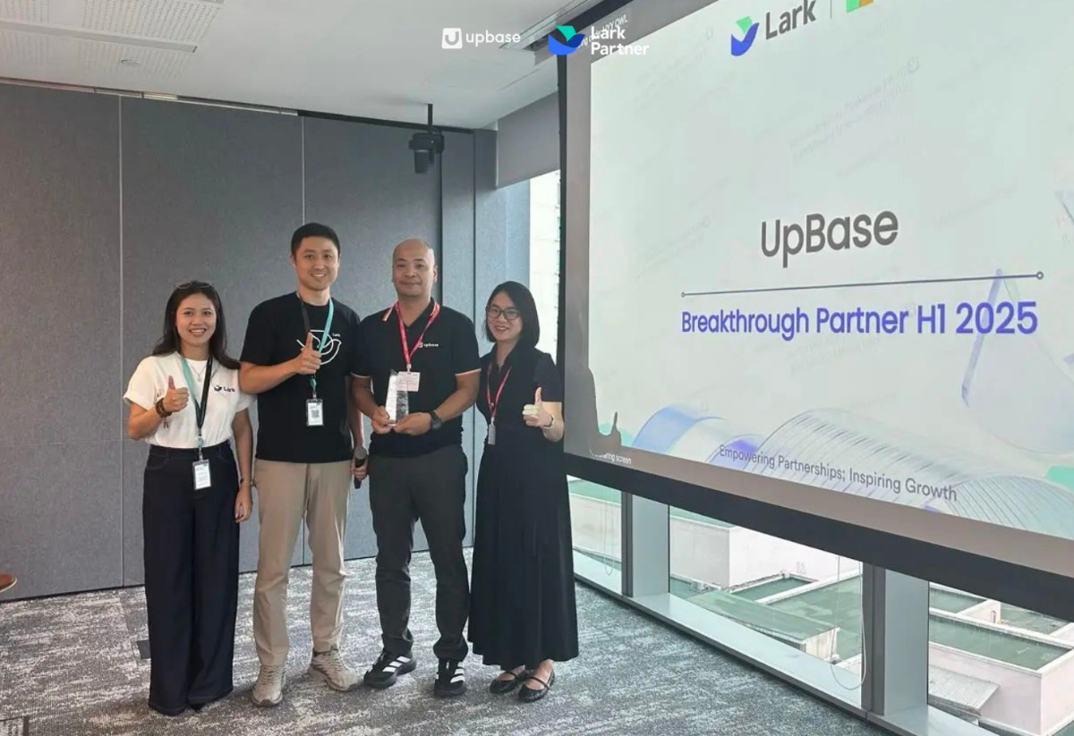 UpBase tham gia sự kiện Lark Partner Connect H1.2025 được tổ chức tại TP. Hồ Chí Minh.