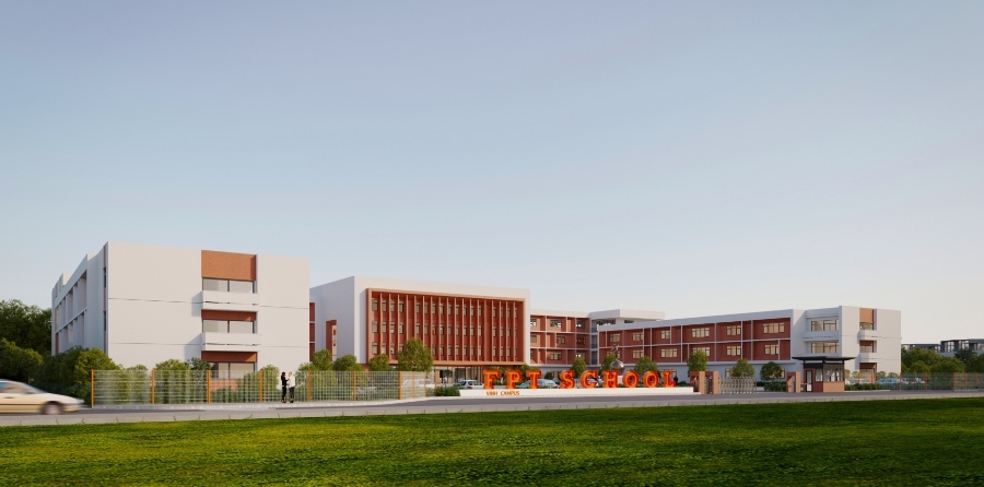 Trường liên cấp FPT Vinh tại Eco Central Park khởi công hôm 19/9.