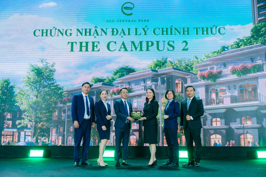 Đất Xanh Bắc Trung Bộ là đại lý chính thức phân phối The Campus 2, Eco Central Park.