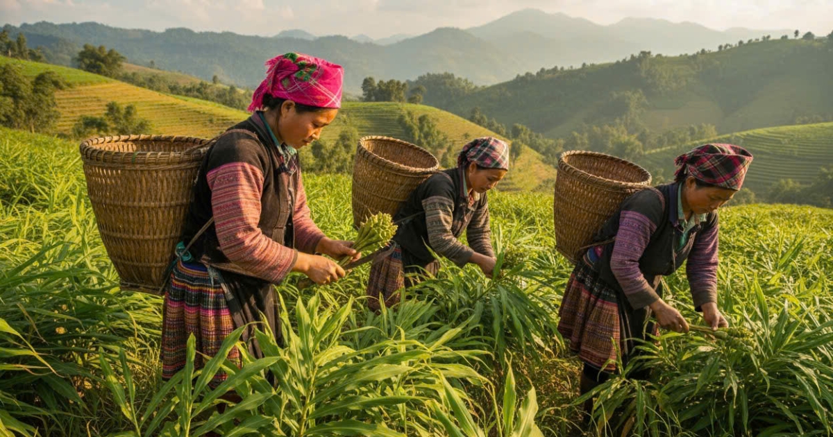 Hoa gừng xứ Nghệ góp thêm hương vị độc đáo cho ẩm thực Việt
