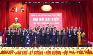 Khai mạc Đại hội đại biểu Đảng bộ các cơ quan Đảng Trung ương lần thứ I, nhiệm kỳ 2025-2030