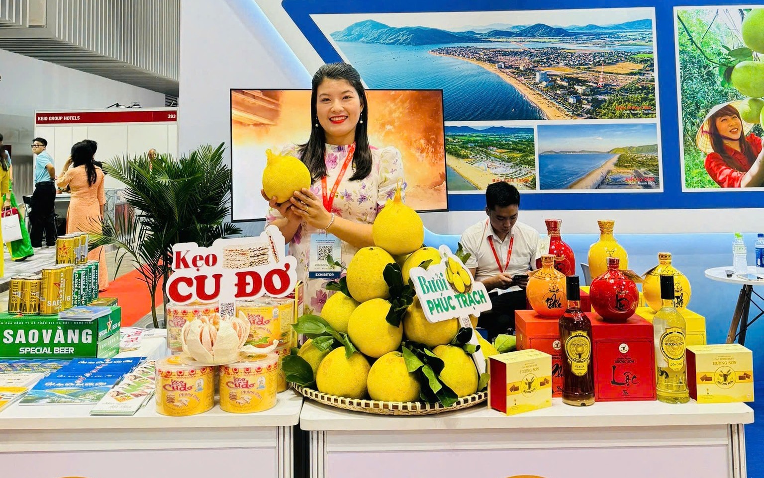 Bưởi Phúc Trạch đã có mặt trên nhiều sàn thương mại điện tử, các kênh bán hàng trực tuyến và qua hình thức livestream.