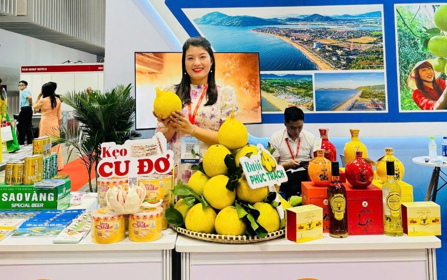 Bưởi Phúc Trạch đã có mặt trên nhiều sàn thương mại điện tử, các kênh bán hàng trực tuyến và qua hình thức livestream.