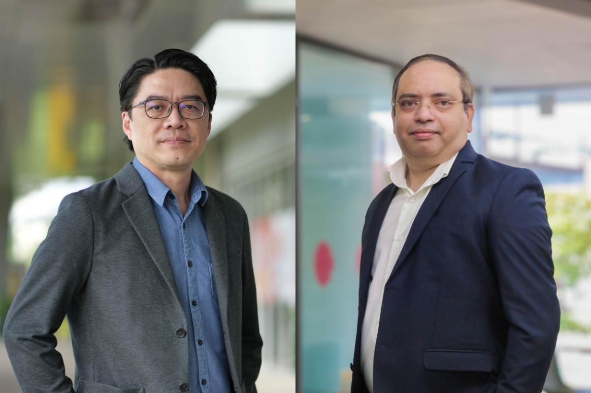 Tiến sĩ Huo Chong Ling (trái) and Tiến sĩ Sreenivas Tirumala (phải)