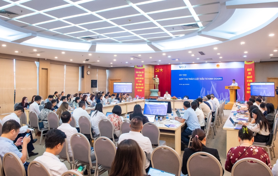 Hội thảo “Góp ý Dự thảo Luật Đầu tư Kinh doanh”.