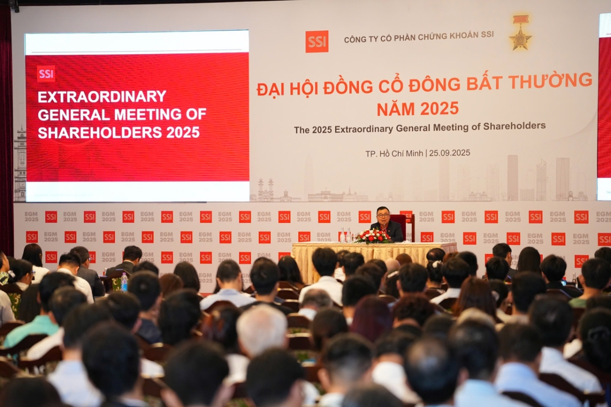 Ngày 25/9, Công ty cổ phần Chứng khoán SSI (SSI) đã tổ chức ĐHĐCĐ bất thường năm 2025.