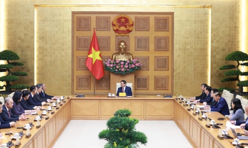 Thủ tướng Phạm Minh Chính tiếp Bí thư Tỉnh ủy Sơn Đông, Trung Quốc