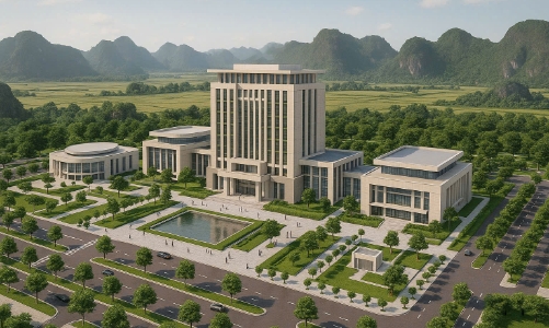 Thi tuyển ý tưởng quy hoạch và thiết kế kiến trúc Trung tâm chính trị - hành chính tỉnh