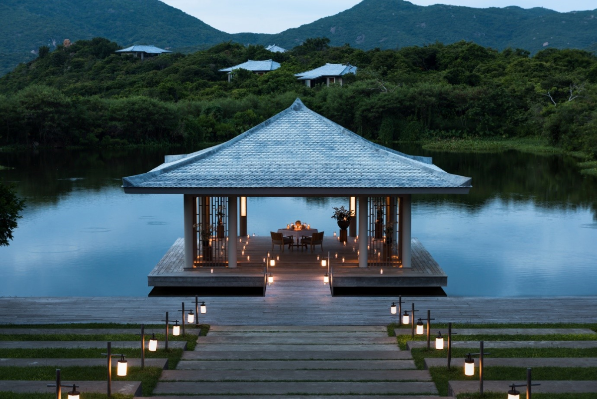 Khu nghỉ dưỡng xa xỉ Amanoi ở xã Vĩnh Hải, Khánh Hòa.