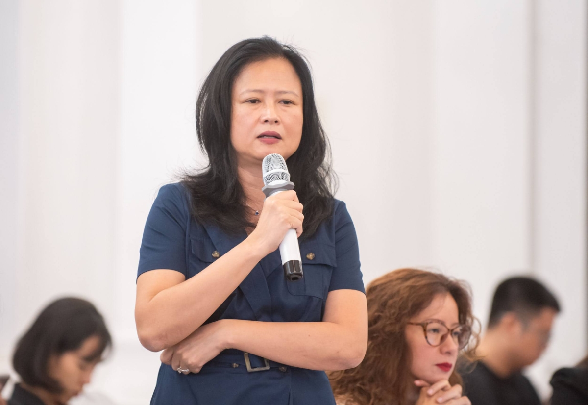 Bà Nguyễn Việt Hà, Phó Chủ tịch Hiệp hội thương mại Hoa Kỳ tại Hà Nội.