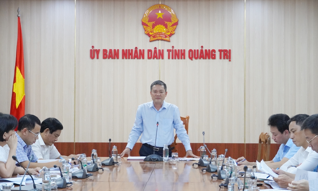 Phó Chủ tịch UBND tỉnh Quảng Trị Phan Phong Phú yêu cầu đẩy nhanh tiến độ thực hiện các dự án, phấn đấu giải ngân hết vốn đầu tư công