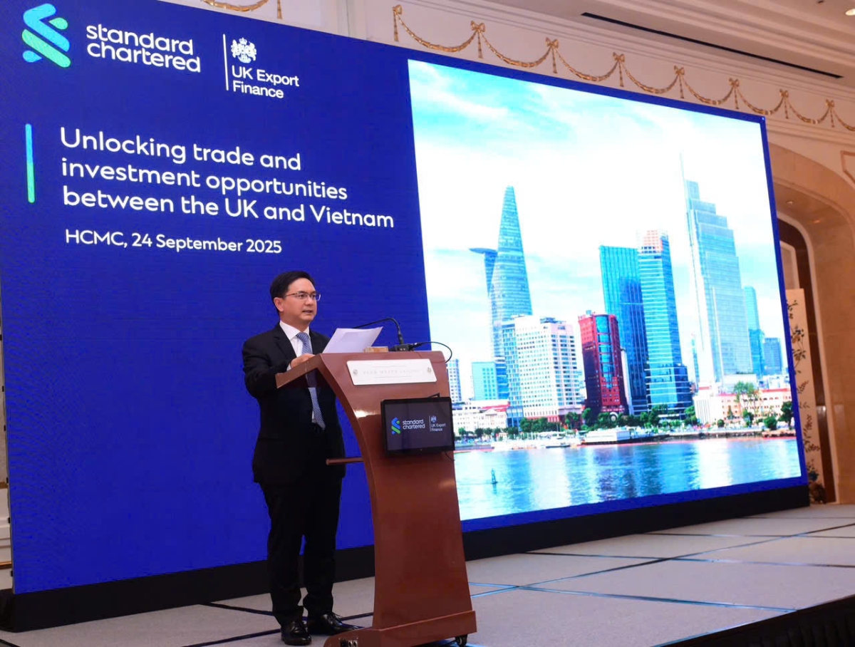 Ông Nguyễn Mạnh Cường, Phó Chủ tịch Ủy ban nhân dân TP.HCM, phát biểu tại sự kiện. Ảnh: SC