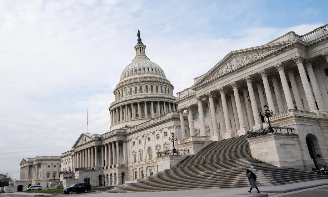 Tòa nhà Quốc hội Mỹ ở Washington DC - Ảnh: Bloomberg.