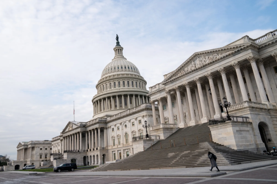 Tòa nhà Quốc hội Mỹ ở Washington DC - Ảnh: Bloomberg.