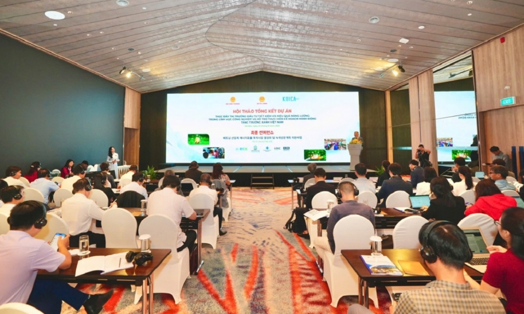 Hội thảo tổng kết dự án Thúc đẩy thị trường đầu tư tiết kiệm và hiệu quả năng lượng trong lĩnh vực công nghiệp và hỗ trợ thực hiện Kế hoạch hành động tăng trưởng xanh Việt Nam