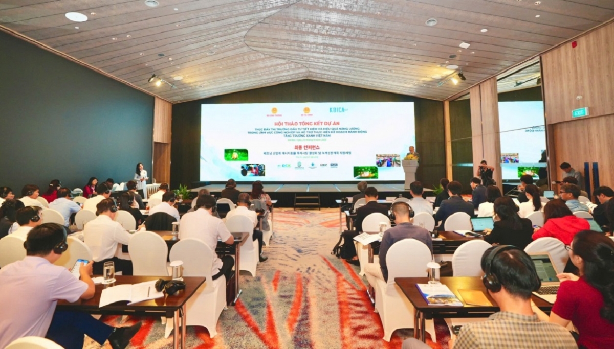 Hội thảo tổng kết dự án Thúc đẩy thị trường đầu tư tiết kiệm và hiệu quả năng lượng trong lĩnh vực công nghiệp và hỗ trợ thực hiện Kế hoạch hành động tăng trưởng xanh Việt Nam