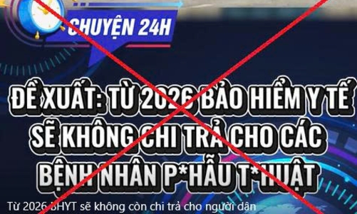 Bảo hiểm xã hội Việt Nam cảnh báo tin giả về chính sách bảo hiểm y tế 