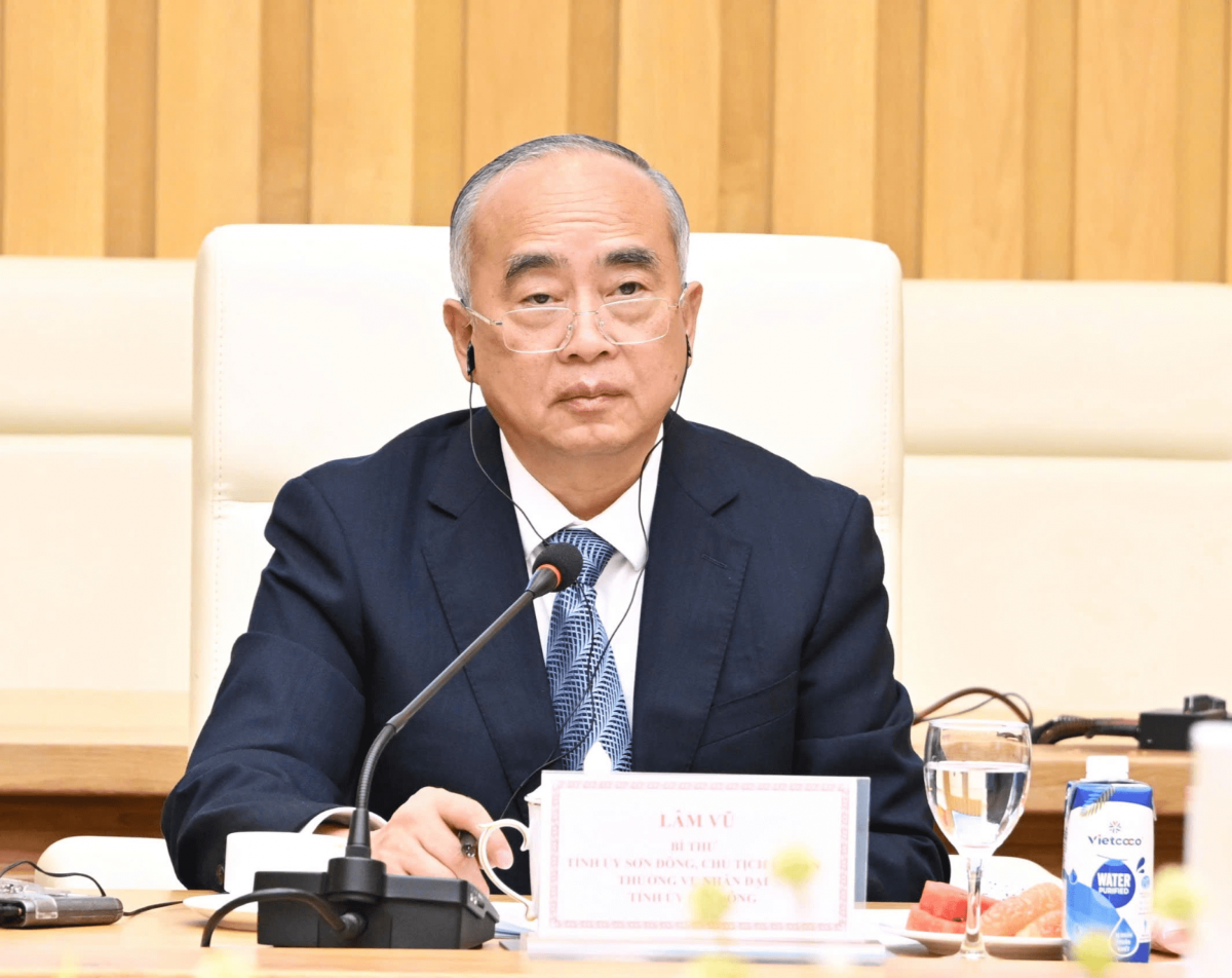 Ông Lâm Vũ, Bí thư Tỉnh ủy Sơn Đông, Trung Quốc.