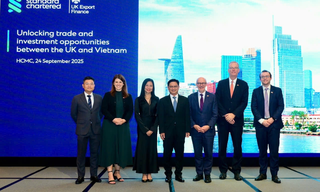 Diễn đàn “Tăng cường hợp tác Thương mại và Đầu tư Việt Nam – Vương quốc Anh” . Ảnh: SC