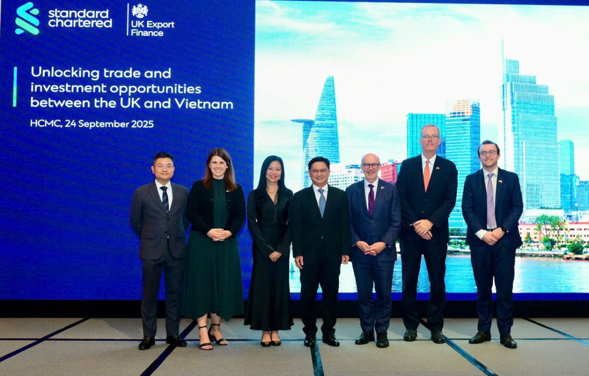 Diễn đàn “Tăng cường hợp tác Thương mại và Đầu tư Việt Nam – Vương quốc Anh” . Ảnh: SC